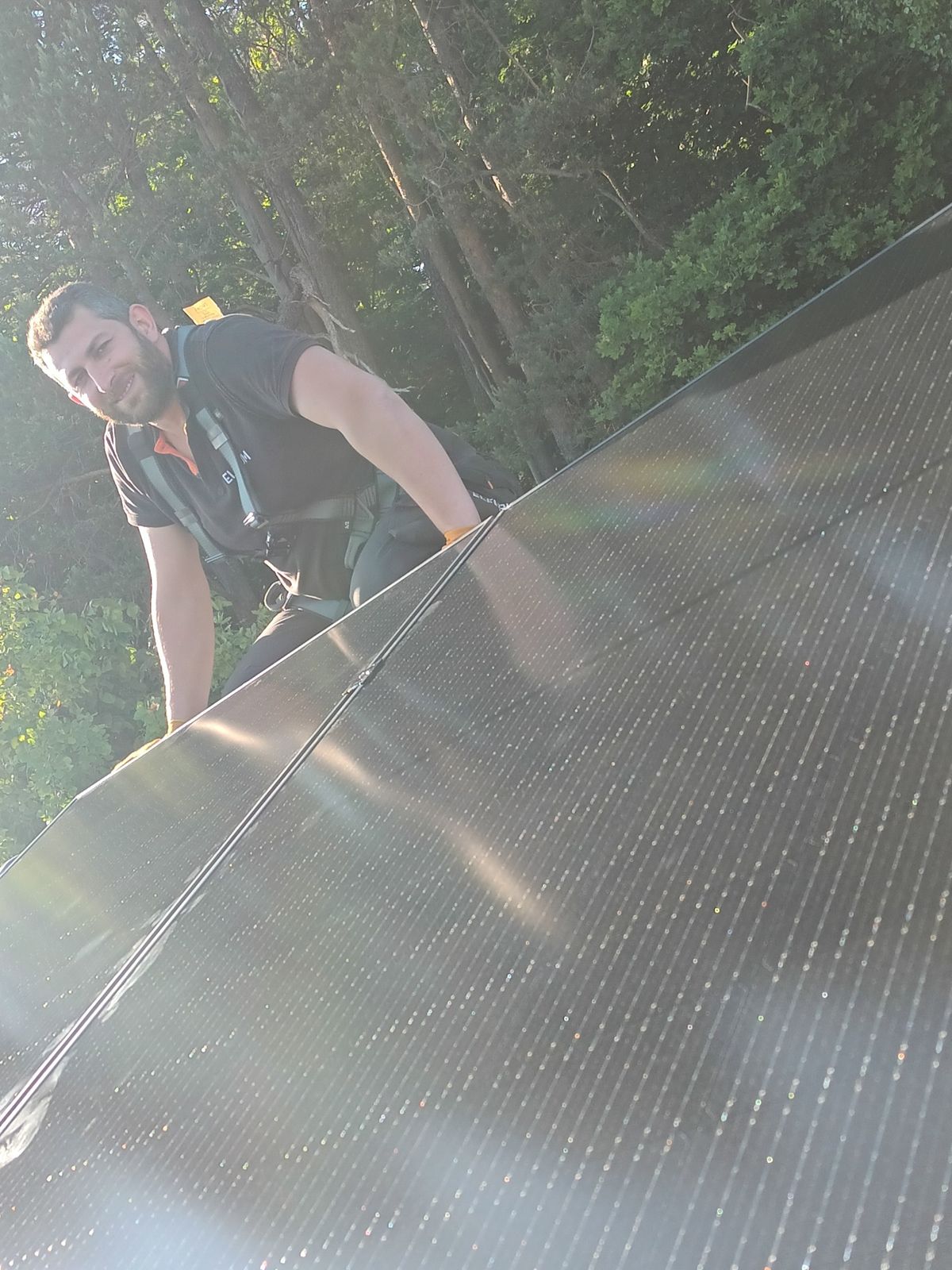 Installation av solpaneler